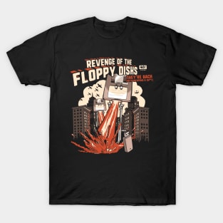 Revenge of the Floppy Disks Retro Tech T-Shirt